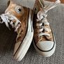 UK 13 gold converse Image 2