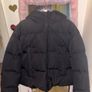 Misguided Black Puffer Jacket Image 2