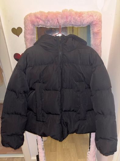 Misguided Black Puffer Jacket