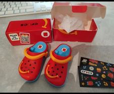 Crocs keyrings McDonald's new with box and stickers.  All for 1e