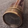 Vintage brass and wood telescope Image 8