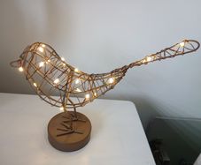 Light up bird (battery operated)
