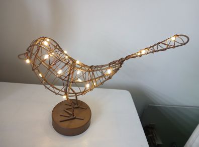 Light up bird (battery operated)