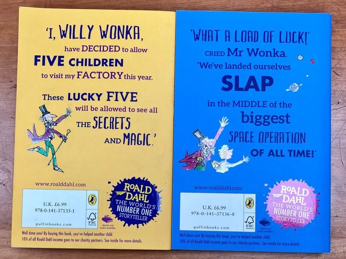 Charlie And The Chocolate Factory Books 1&2 by Roald Dahl