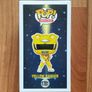 Funko Pop 1781 Mighty Morphin Power Rangers The Movie Yellow Ranger Glows in the Dark Saban Image 2