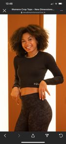 Cropped training top