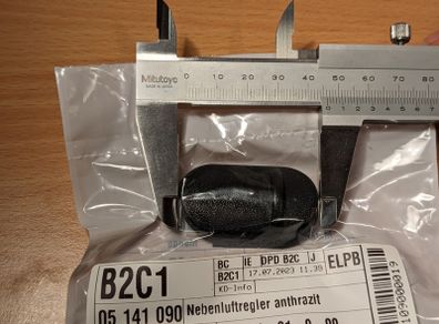 Miele vacuum air inlet valve
