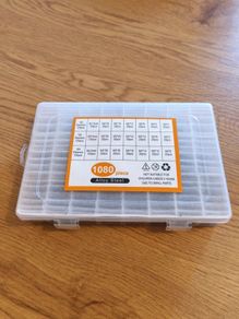 M2 M3 M4 Screw Nut Washer Assortment Kit 1080pcs Alloy Steel