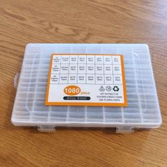 M2 M3 M4 Screw Nut Washer Assortment Kit 1080pcs Alloy Steel