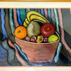 Still Life mixed media painting