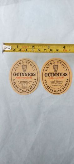 2 x vintage Guinness labels, price includes post to anywhere in Ireland thank you, sold as is ,see pictures for condition, nice in any collectors collection