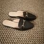 Black mule loafer woman's shoes Image 4