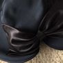 Navy Blue Wide-Brim Occasion Hat with Satin Bow Image 3
