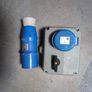 K Commando 32A 220V Interlocked Switched Socket (LN 9643) and plug Image 4