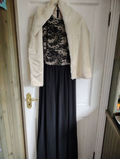 Chi Chi London Maxi dress and shawl