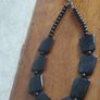 Beautiful black necklace. Image 3