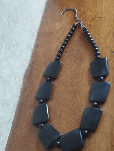 Beautiful black necklace.
