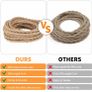 Plug in Pendant Light - Industrial Black 4.5m(15ft) Pendant Light Fitting, Hemp Rope Light Cord Metal Lampshade (MULTIPLE COLOURS AVAILABLE) Image 4
