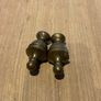 Antique Pair of Brass Urn / Clock Finials Image 6