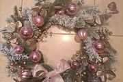 Christmas wreath new with tag
