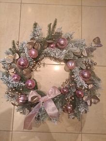 Christmas wreath new with tag
