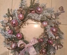 Christmas wreath new with tag