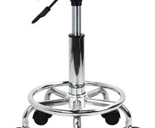 NEW SALE | Square Rolling Stool PU Leather Height Adjustable Swivel Massage SPA Salon Stools Task Chair with Wheels