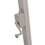 Hanging Parasol 300x300 cm Sand Aluminium Pole Image 5