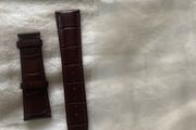 brown genuine leather watch strap