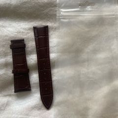 brown genuine leather watch strap