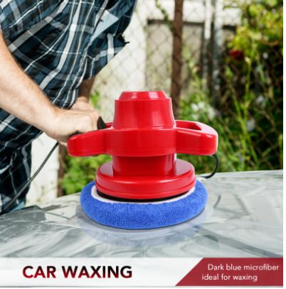 BRAND NEW 10-inch Random Orbital Car Polisher 3200RPM Two-handle Buffer Waxer With Polishing Waxing Pads And Gloves For Car Sanding