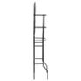 Toilet Rack Black 60x33x174 cm Image 3