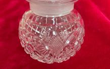 Crystal honey jar
