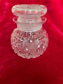 Crystal honey jar