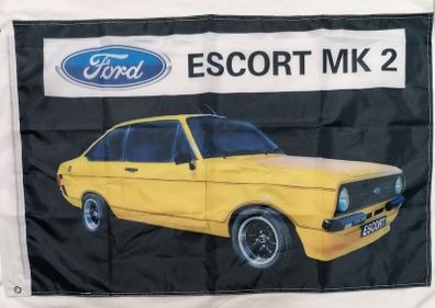 Ford Escort MK2 yellow flag