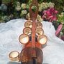 Vintage French or Dutch clog wine bottle holder Image 3