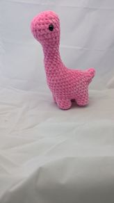 handmade crochet dinosaur