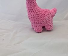 handmade crochet dinosaur