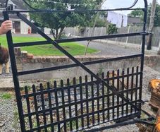 Flat bar gates old style