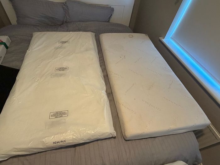 cot bed mattress(x2)