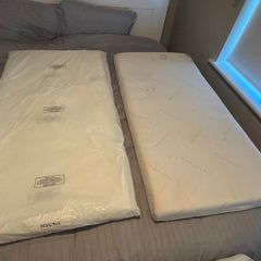 cot bed mattress(x2)