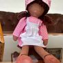 Vintage 1970s Pedigree Sarah Kay Black Rag Doll Ragdoll Image 4