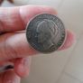 1930 Netherlands Silver One Gulden Coin Image 2