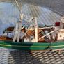 Handmade trawler boat, collectible,  D18 Image 3