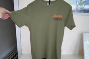 Khaki Green Short Sleeved Crew Neck Tee Shirt from Jack &amp; Jones. Size: Small