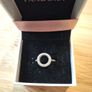 sterling silver Pandora circular Ring. Image 4