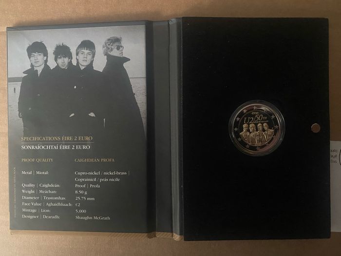 U2 Proof coin