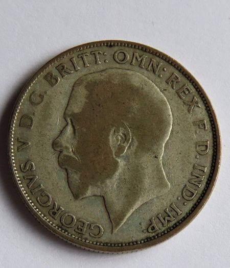 1924 Silver florin 101 years old antique coin