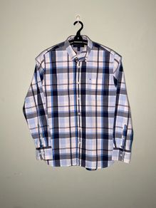 Tommy Hilfiger Custom Fit Mens Long Sleeve Shirt Size Medium