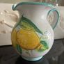 Handpainted Sorrento Ceramic pitcher signed Image 2